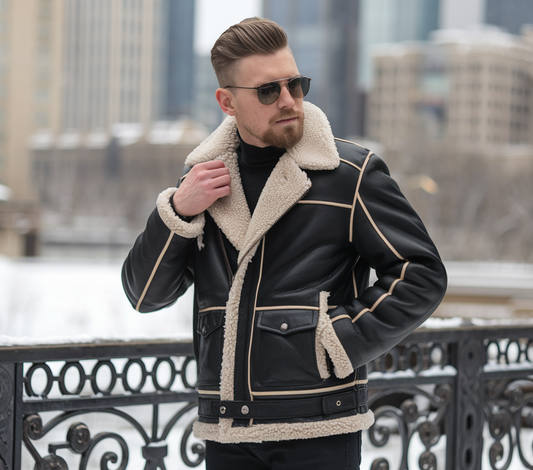 Men shearling Jacket