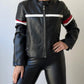 Women Vintage Slim Fit Black Jacket Distressed Biker Jacket