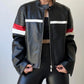 Women Vintage Slim Fit Black Jacket Distressed Biker Jacket